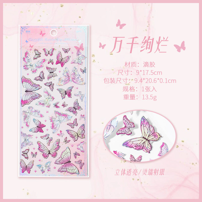 Brilliant Butterfly Series Stickers - ViktaShop