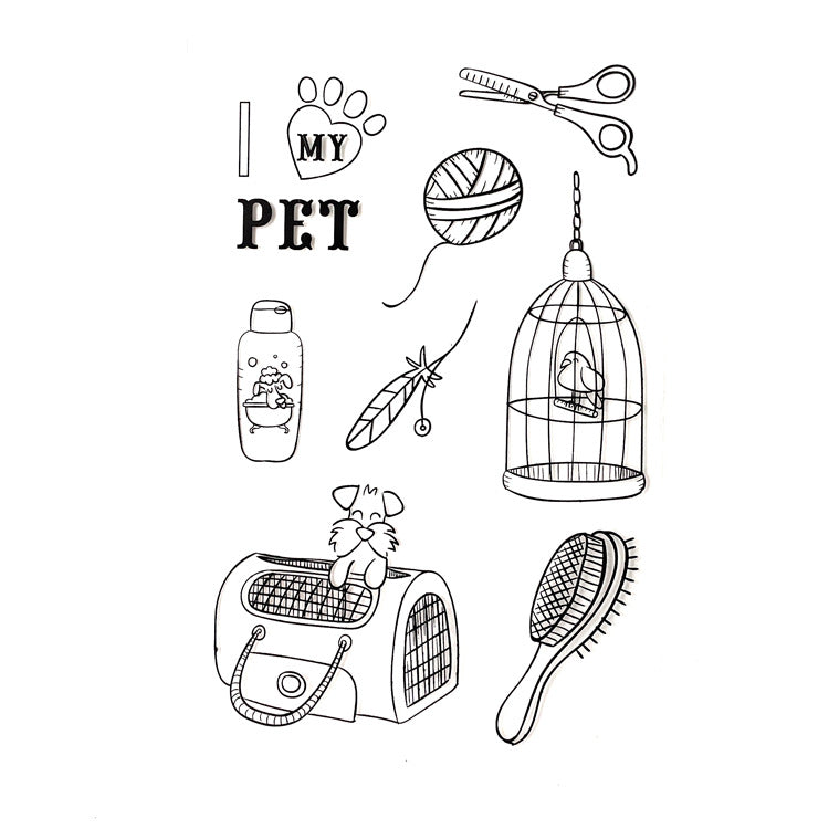 Transparent Silicone Creative Stamp – PVC DIY Seal for Journals & Crafts - ViktaShop