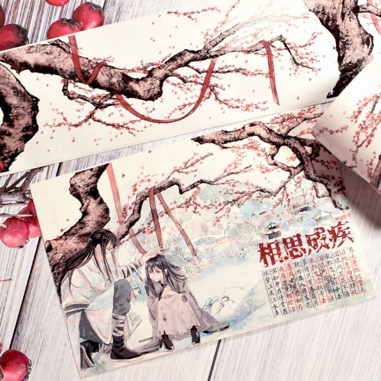 Antique Landscape PET Tape – Whole Roll Decoration - 2m - ViktaShop