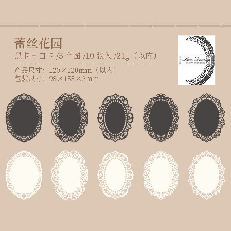 Collage Cards - Sisi Dream Series, 10 Pcs - ViktaShop