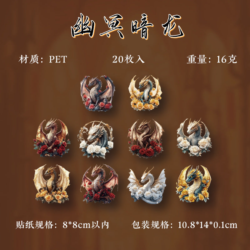 Odd Domain World Series – Large PET Sticker Pack, 4 Options - ViktaShop