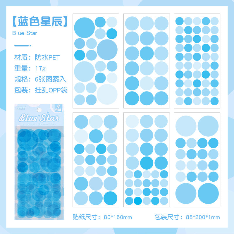 White Ink-Free Flat Stickers – Pink & Dreamy, 4 Styles, 6 Pcs - ViktaShop