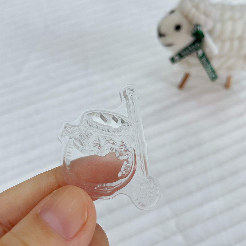 Bee Transparent Silicone Stamp – DIY PVC Children's Journal Decorative Seal - ViktaShop