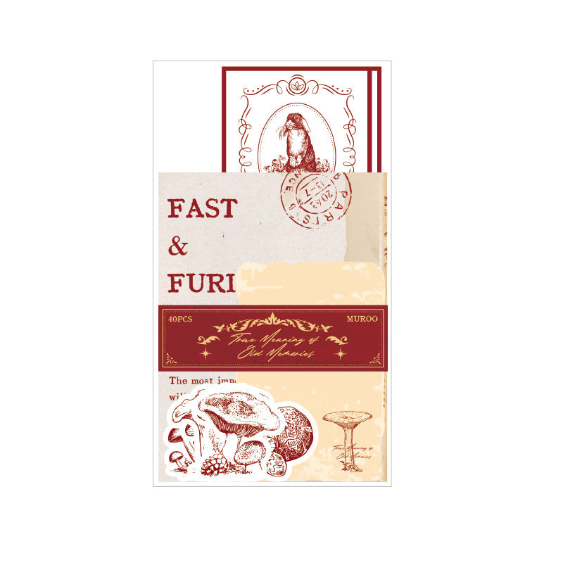 Material Paper - See Dawn Series Morning Flower, 4 Options - ViktaShop