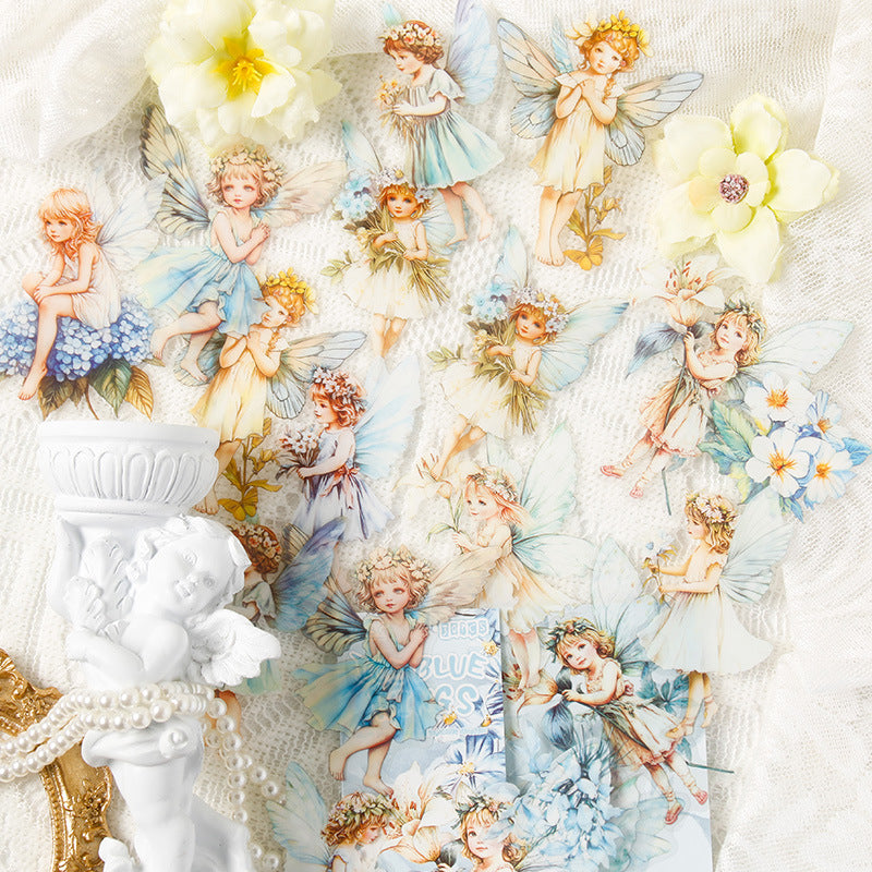 Cloud Elf PET Stickers Angel Theme, 6 Options - ViktaShop