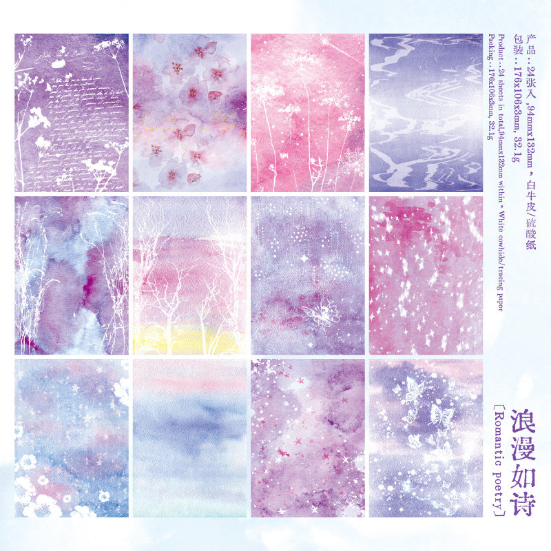 World Color Series Material Paper - 24 Pcs - ViktaShop