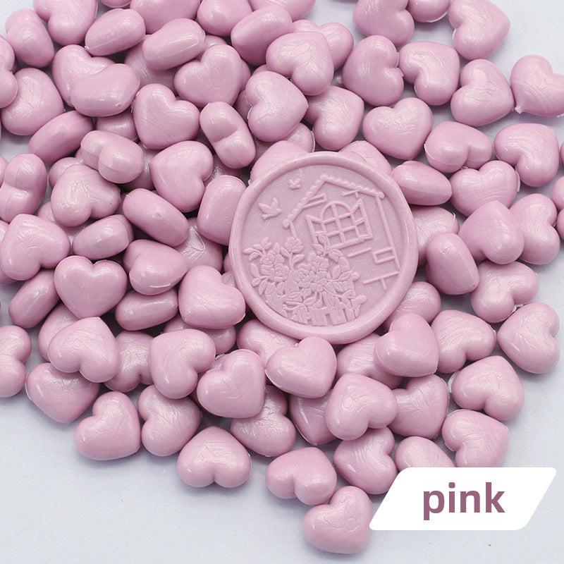 Colorful Heart-Shaped Fire Paint Wax Grain - ViktaShop