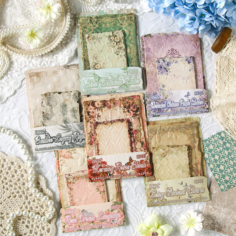 Retro Relief Material Paper - Old Dream Series, 6 Options - ViktaShop