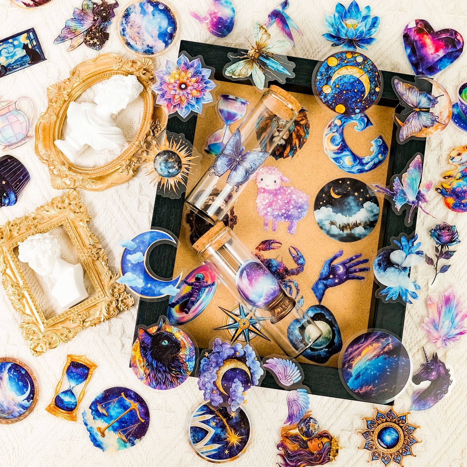 Punk Star Map Series Transparent PET Stickers, 50 Pcs - ViktaShop