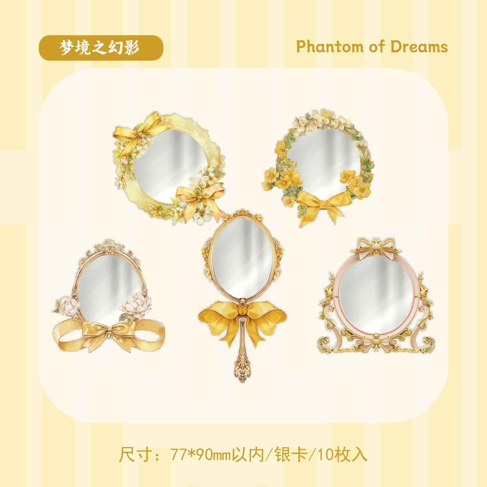 Glazed Mirror Series Notes - Alice's Mirror & More - 6 pcs