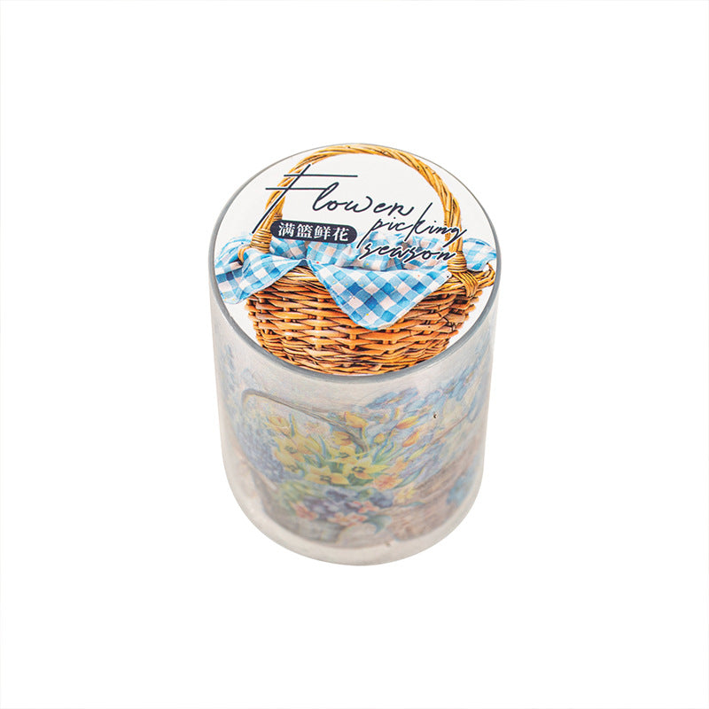 Flower Picking PET Tape – Flower Basket Series, 2m - ViktaShop
