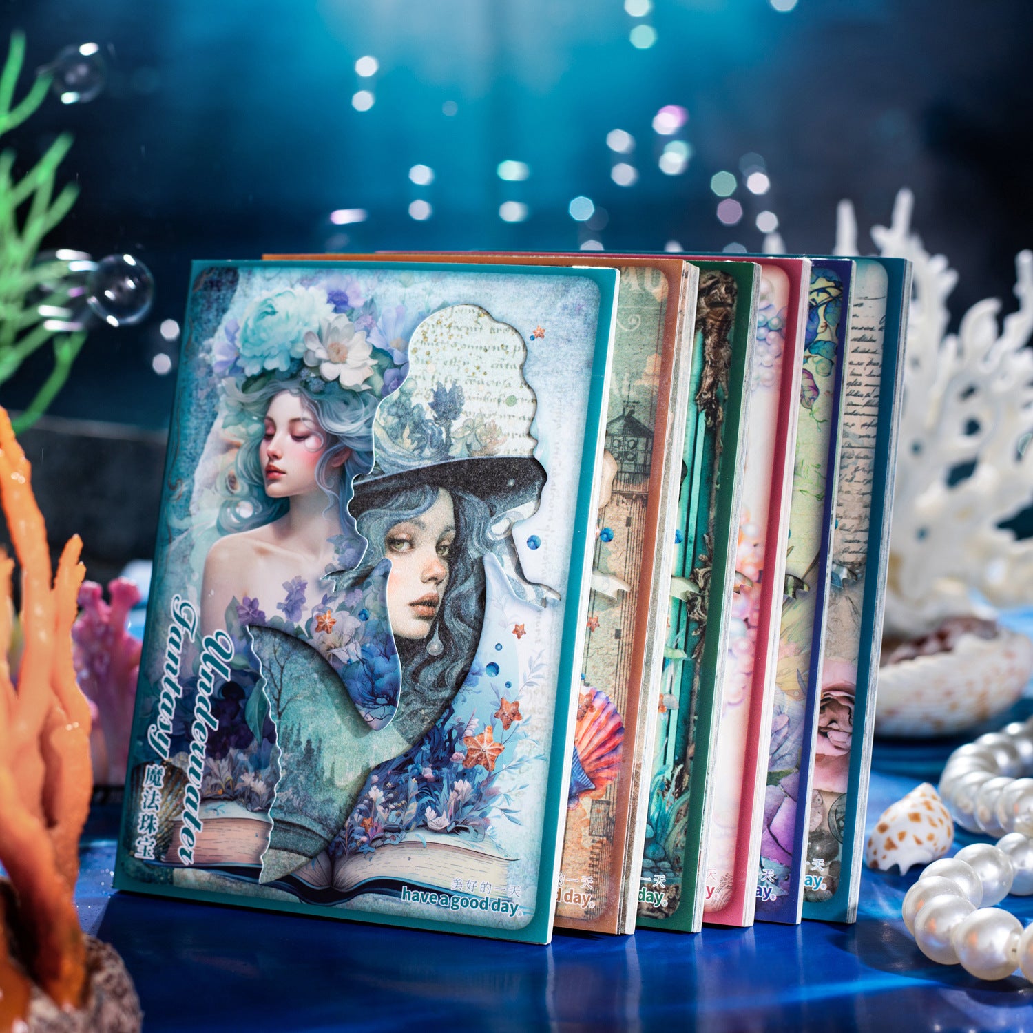 Underwater Fantasy Series - Material Paper, 10 Pcs - ViktaShop