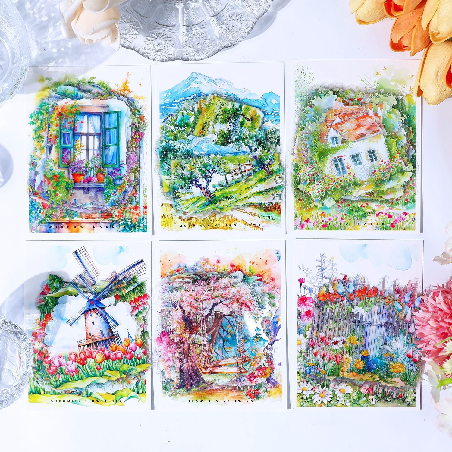 Ancient Forest PET Sticker for Scrapbooking & Journaling - ViktaShop