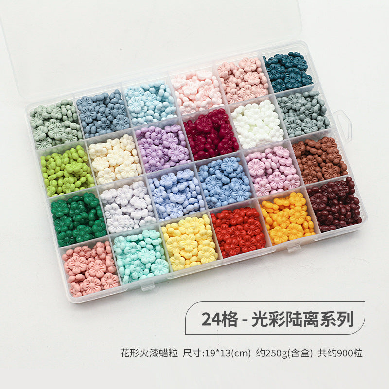 Flower-Shaped Fire Paint Wax Grain Seal - ViktaShop