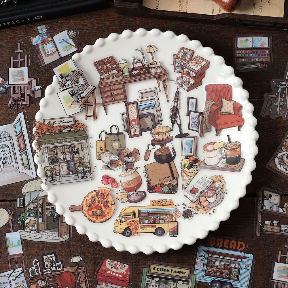 PET Sticker Pack - Time Walker Series, 30 Pcs - ViktaShop