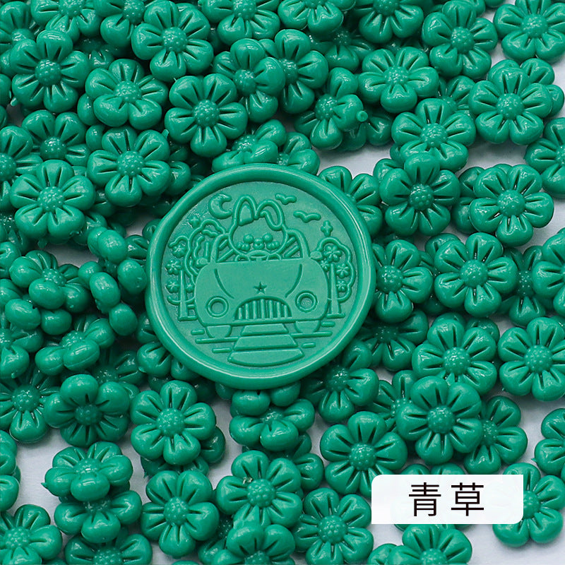 Flower-Shaped Fire Paint Wax Grain Seal - ViktaShop