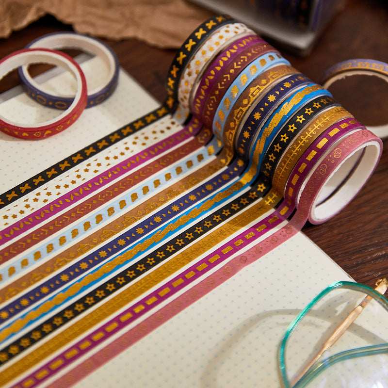 Aerobic Life Series – Hot Stamping and Paper Tape Set, 20 Rolls - ViktaShop