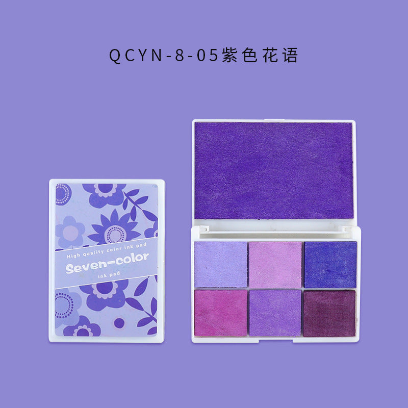 Boxed Water-Based Inkpad Set - Colorful for Kids’ Crafts - ViktaShop