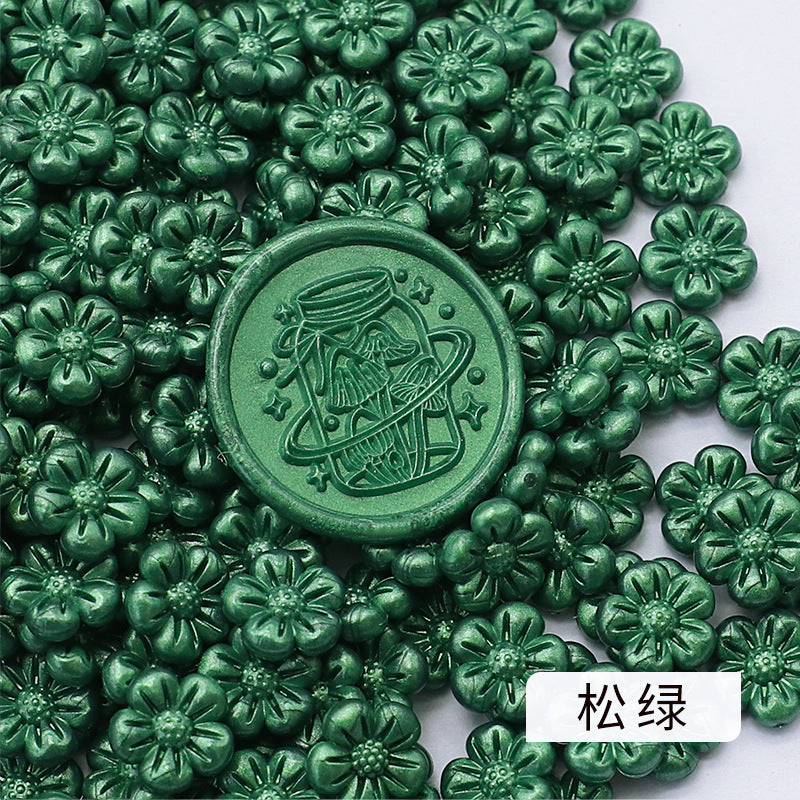 Flower-Shaped Fire Paint Wax Grain Seal - ViktaShop