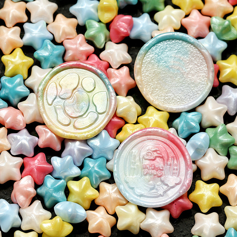 Macaron Color Star Spark Fire Paint Wax Granules Set - ViktaShop