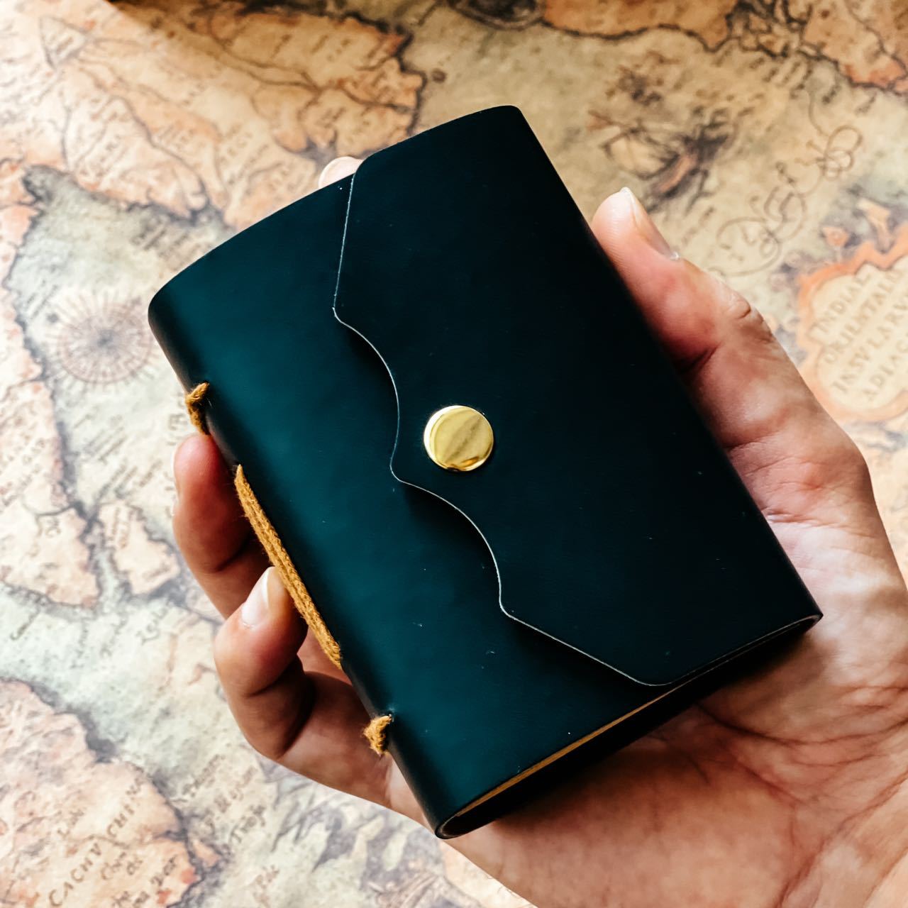 Handmade Cowhide Pocket Notebook – Retro Diary & Gift Journal, 3 Options - ViktaShop