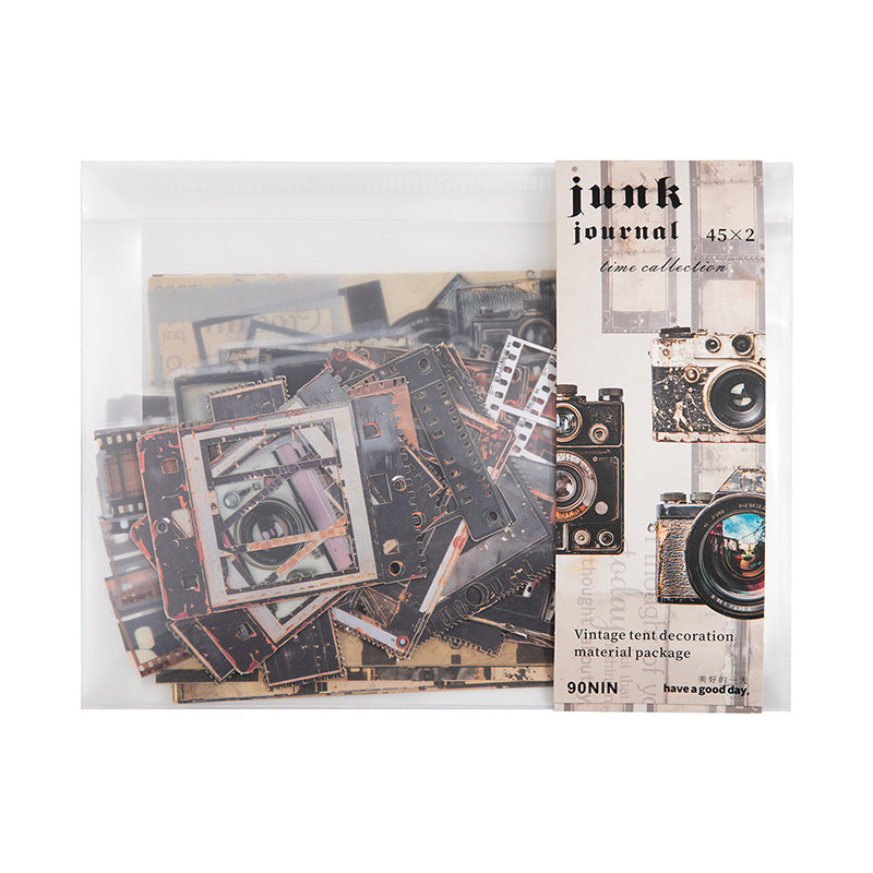 Photography and Movies Theme Retro Material Bag, 4 Options - ViktaShop