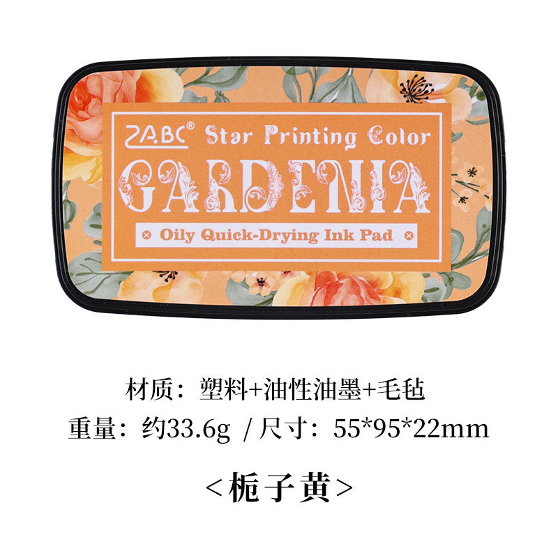 16-Color Star Print Oil Ink Pad - Retro Seal for Hand Accounts - ViktaShop