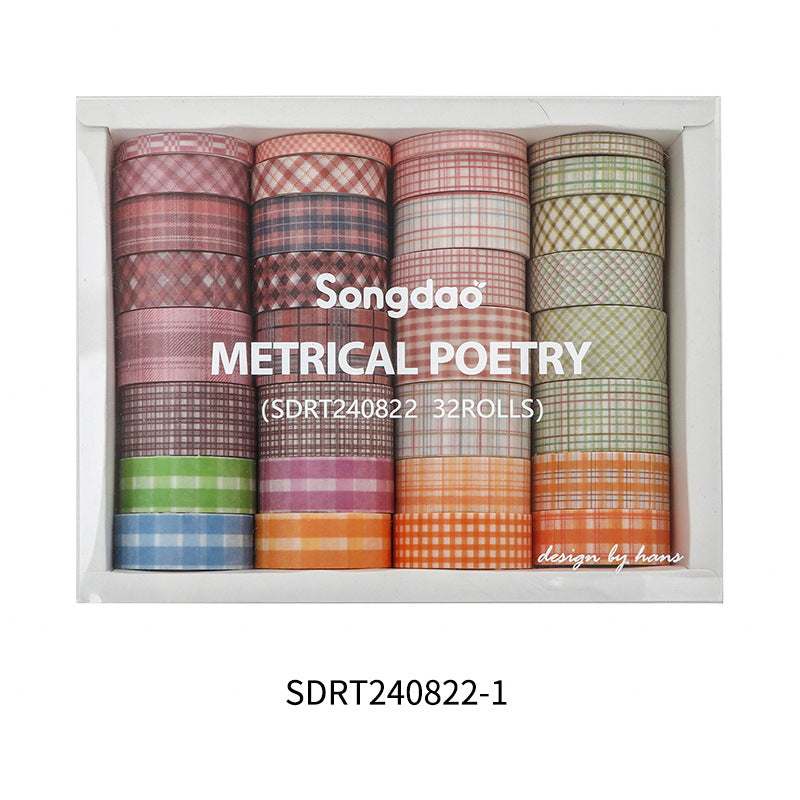 Metrical Poetry Series & Paper Tape Suit, 32 Rolls - ViktaShop