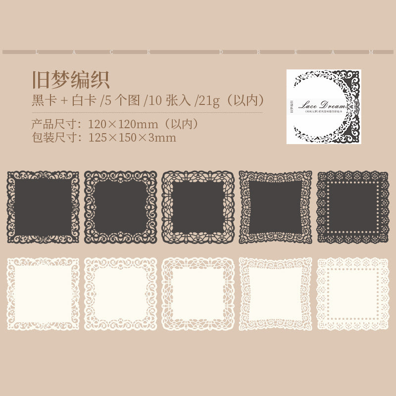 Collage Cards - Sisi Dream Series, 10 Pcs - ViktaShop