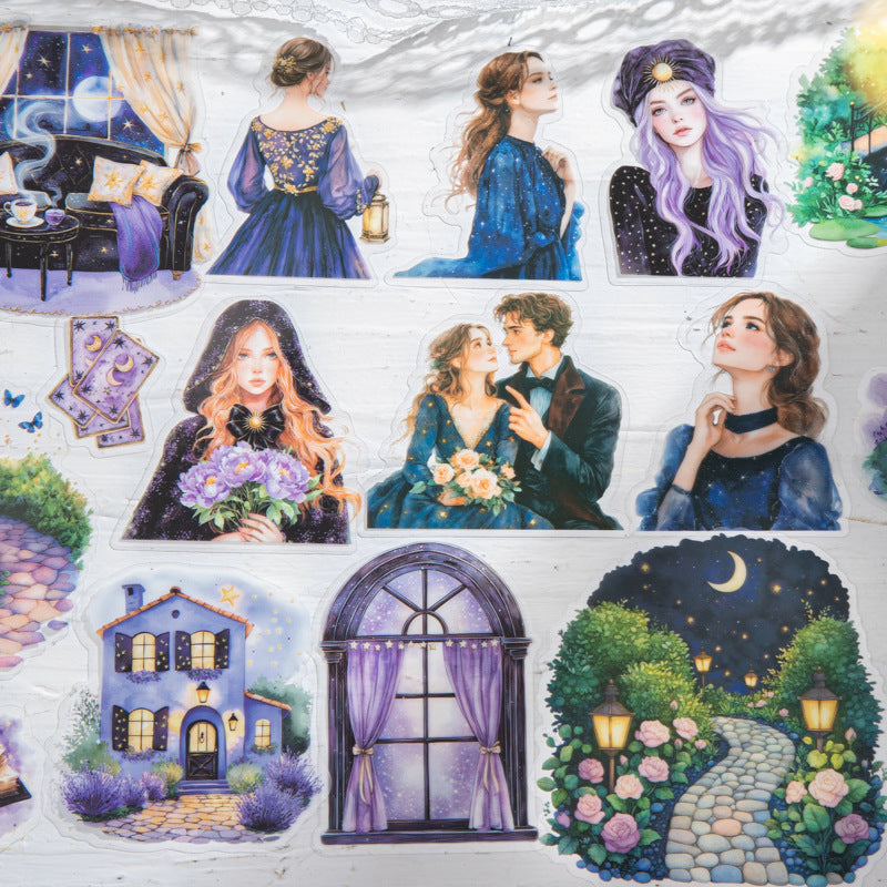 PET Sticker Pack – Magic Character Scene Stickers, 20 Pcs - ViktaShop