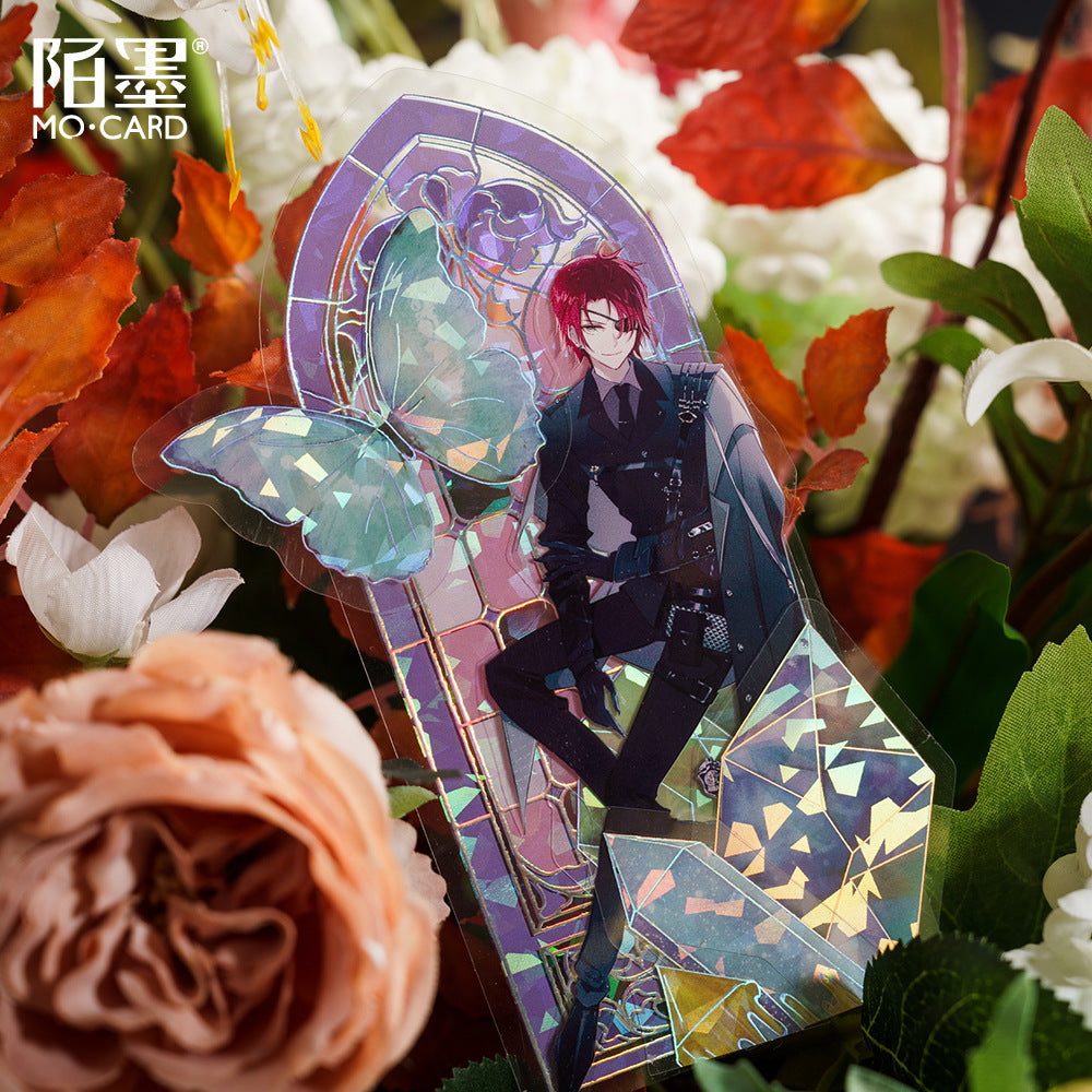 PET Collage Stickers - Moonlight Window Series, 4 Options - ViktaShop