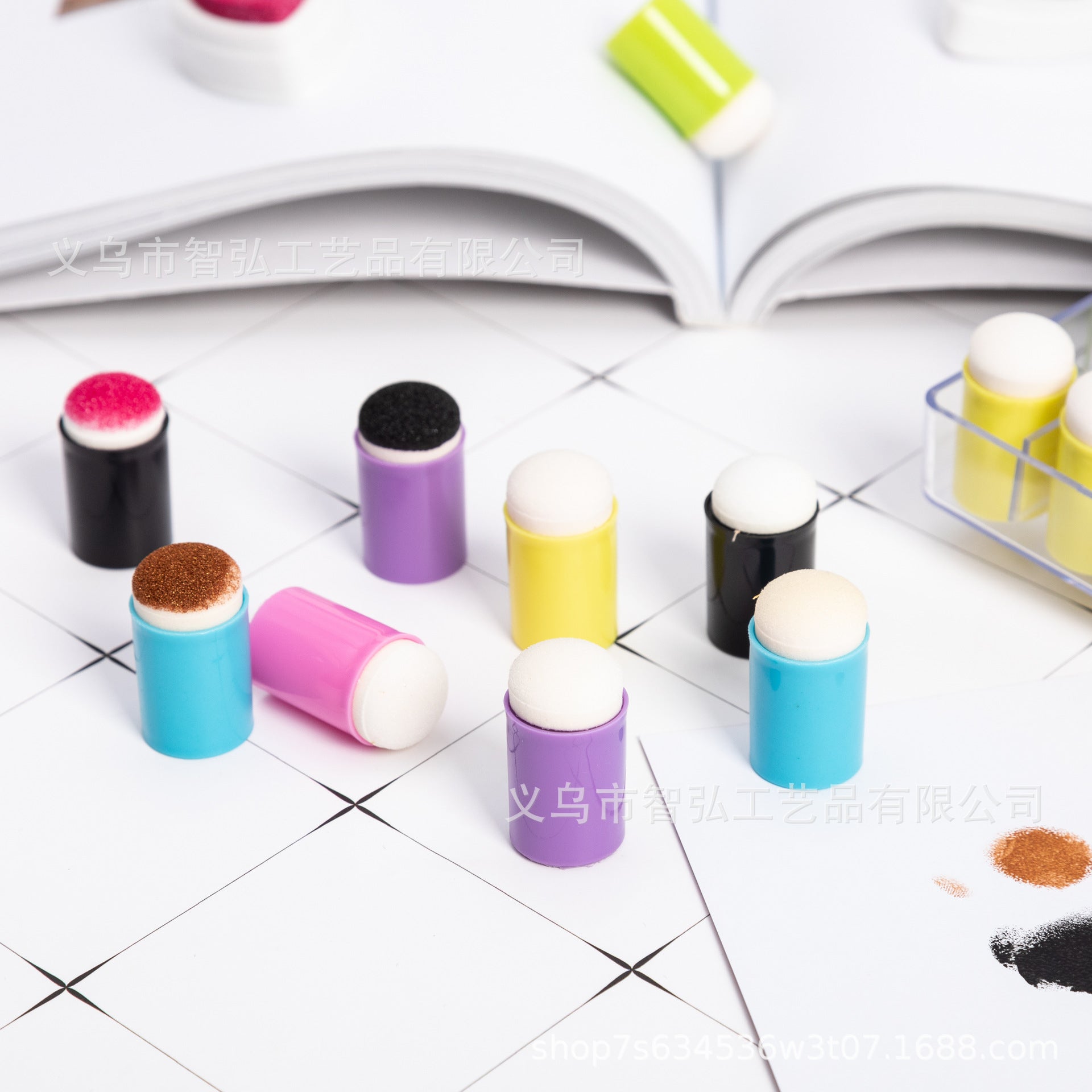 Sponge Finger Dabbers – Set of Soft Coloring Tools - ViktaShop