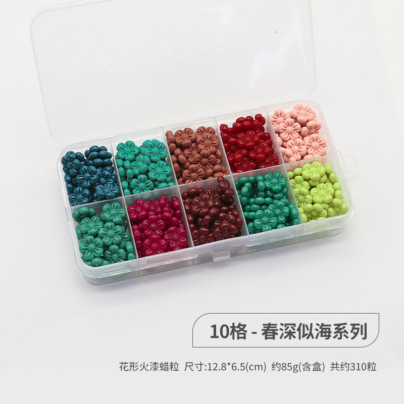 Flower-Shaped Fire Paint Wax Grain Seal - ViktaShop