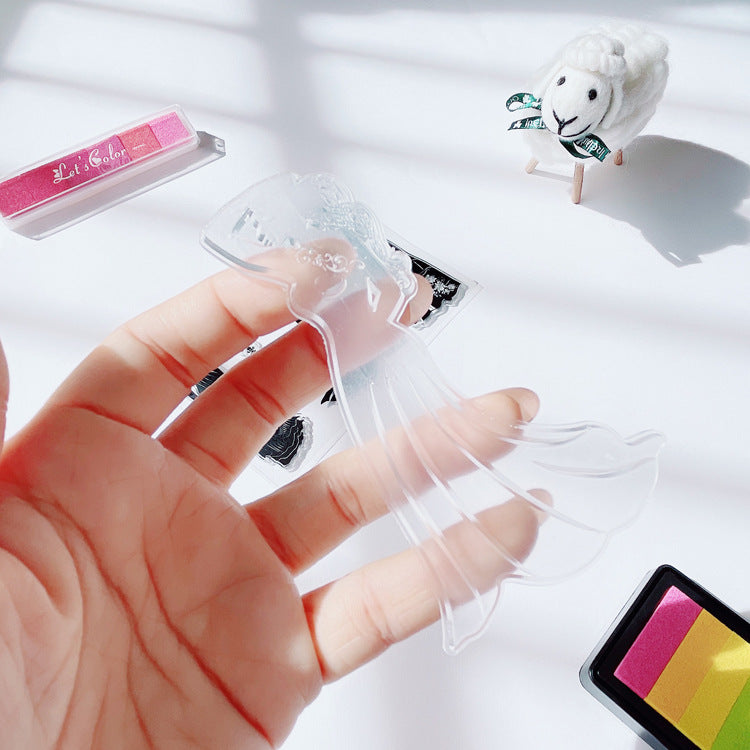 Transparent Silicone Creative Stamp – PVC DIY Seal for Journals & Crafts - ViktaShop