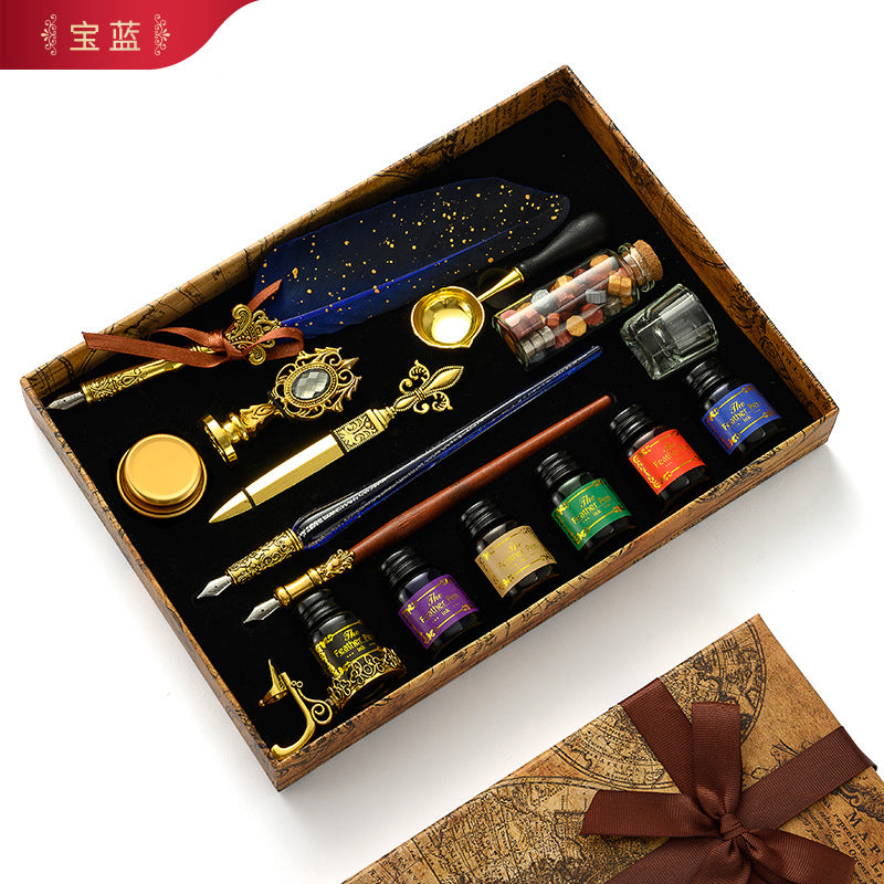 Plaid Fire Paint Seal Head – DIY Novice Retro Constellation Christmas Seal Accessory - ViktaShop