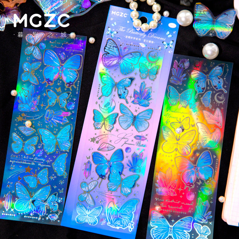 Twilight Broken Dream Butterfly Series Gilding Stickers - 4 Options - ViktaShop