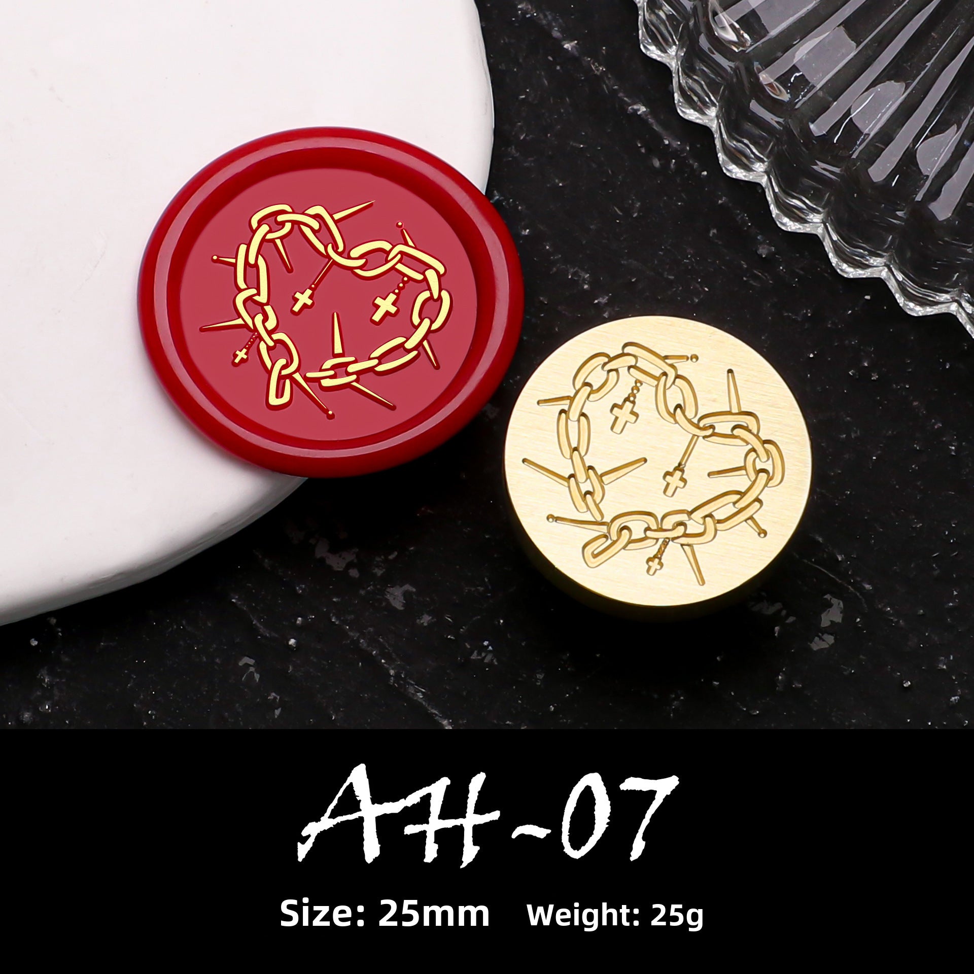 European Color Dark Series Fire Paint Wax Seal Collection - ViktaShop