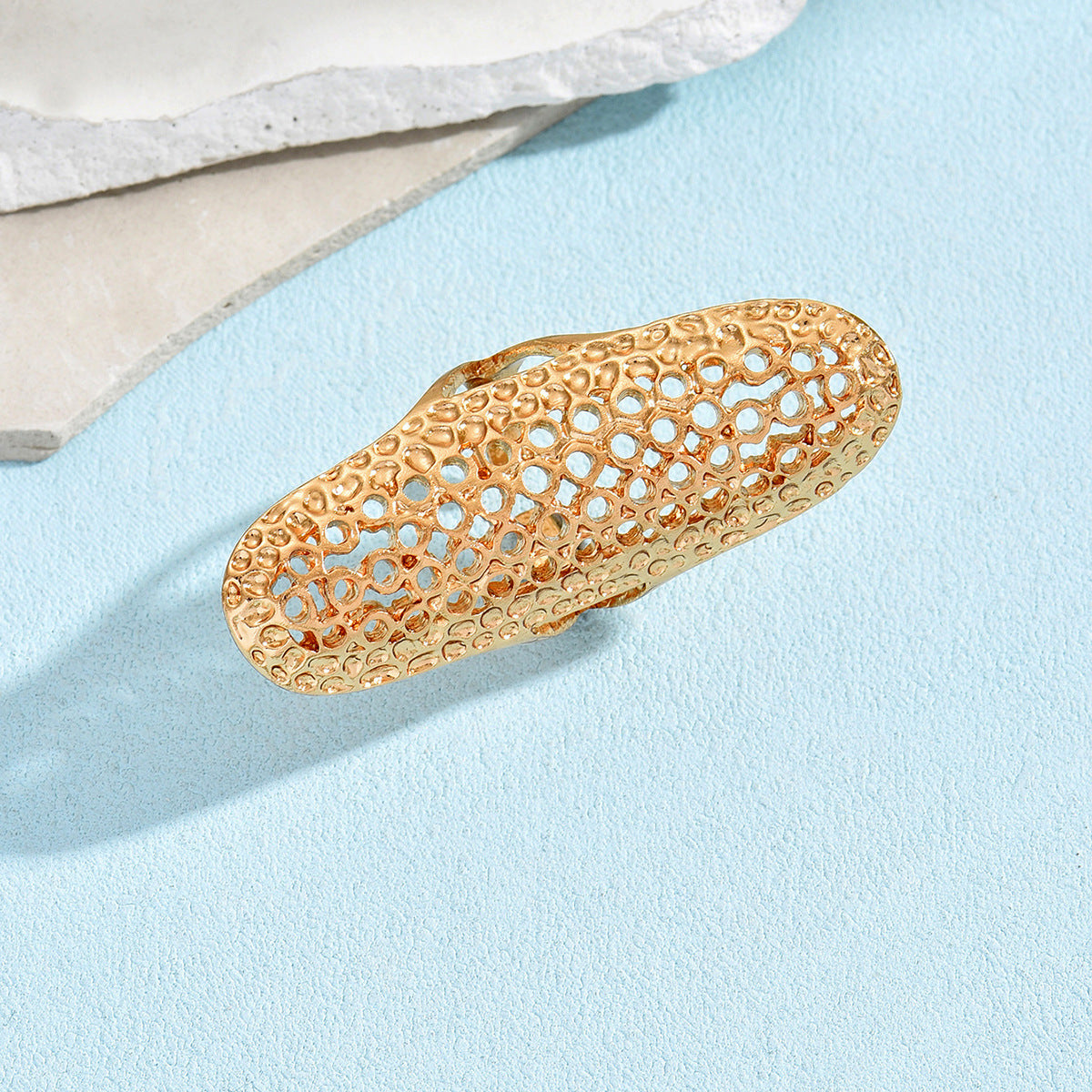 Übertriebener Diablo Gothic Street Hippie Minimalistischer Hohlring