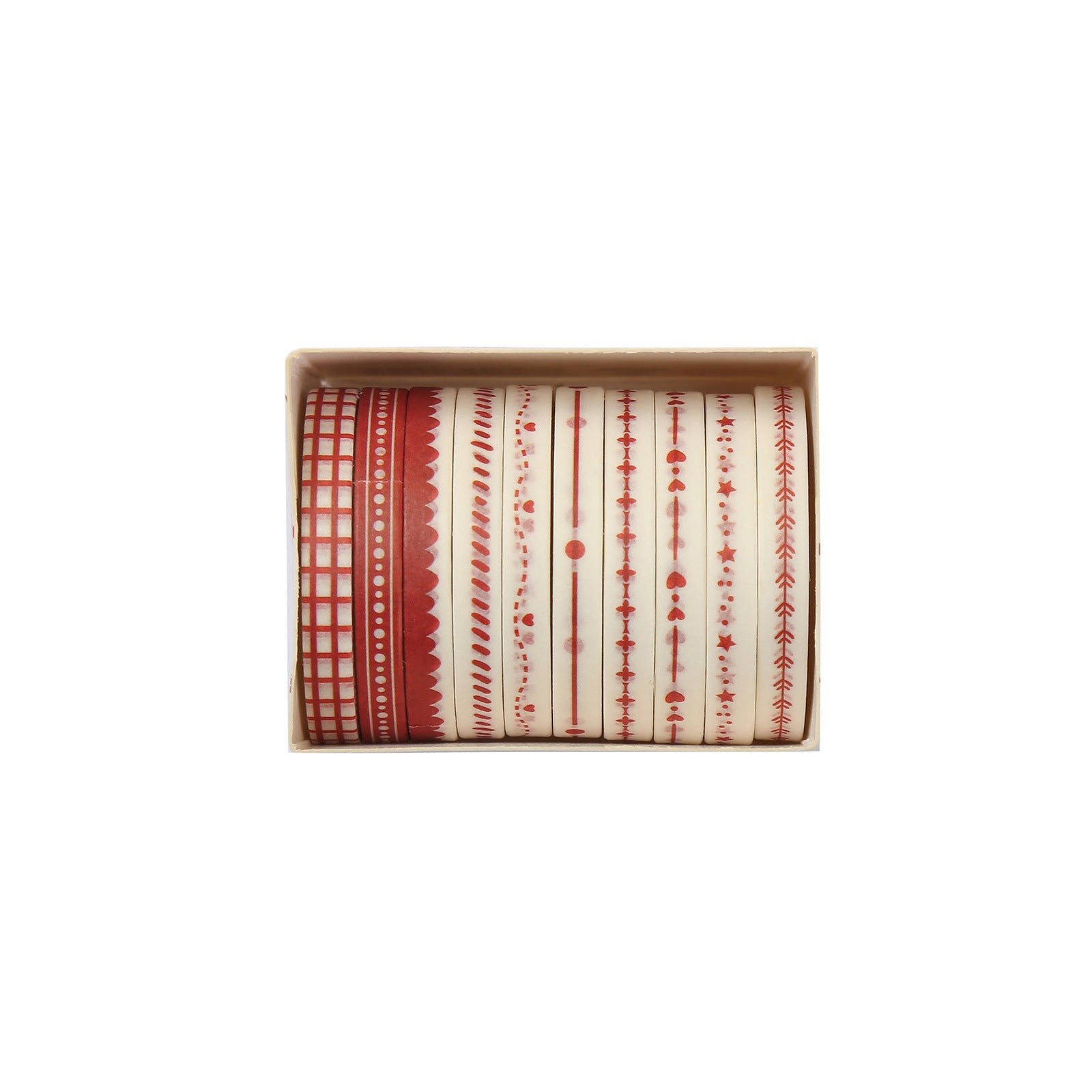 Retro Rainbow Series – Paper Tape, 10 Rolls - ViktaShop