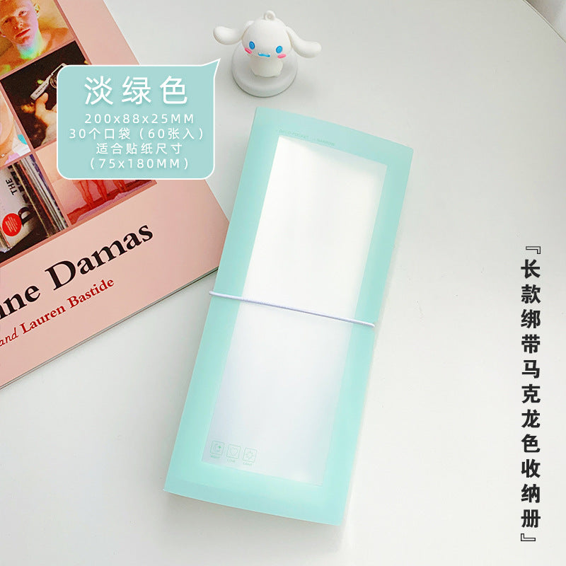 Macaron Series Korean Goo Card Stickers - Hand Account, 60 Pcs - ViktaShop