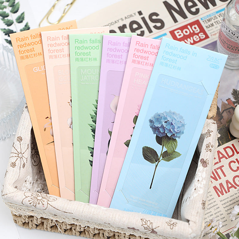 Cross-Border Bookmark - Rainfall Redwood Forest Series - ViktaShop