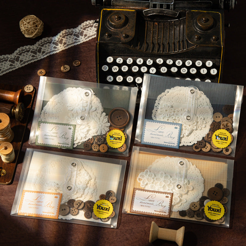 Lace Handmade Series, Background Decoration Material Bag, 4 Options - ViktaShop