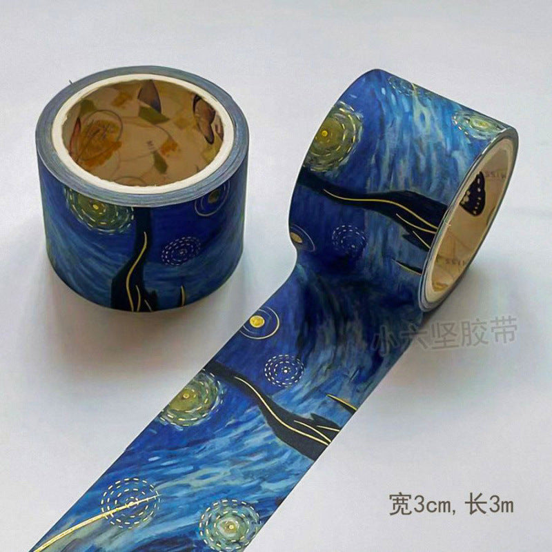 Gilded Paper Tape – Retro Chinese Style DIY Journal Tape, 7 Options - ViktaShop