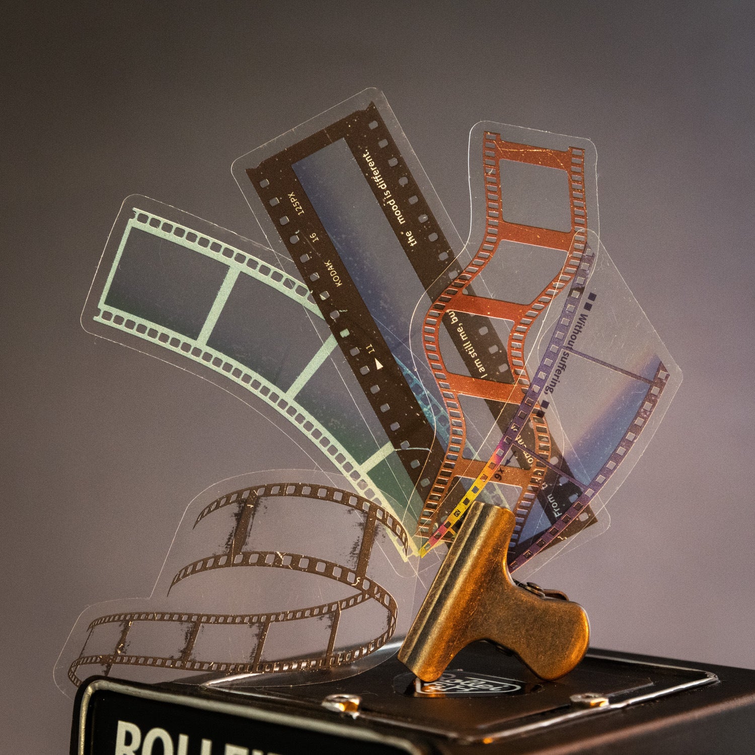 Dancing Film Strip Tape – Film Theme Decorative Sticker, 6 Options - ViktaShop