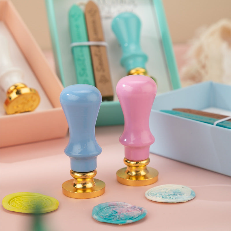 Cherry Blossom Fire Paint Seal Set – Complete Wax Seal Kit for Invitations & DIY - ViktaShop