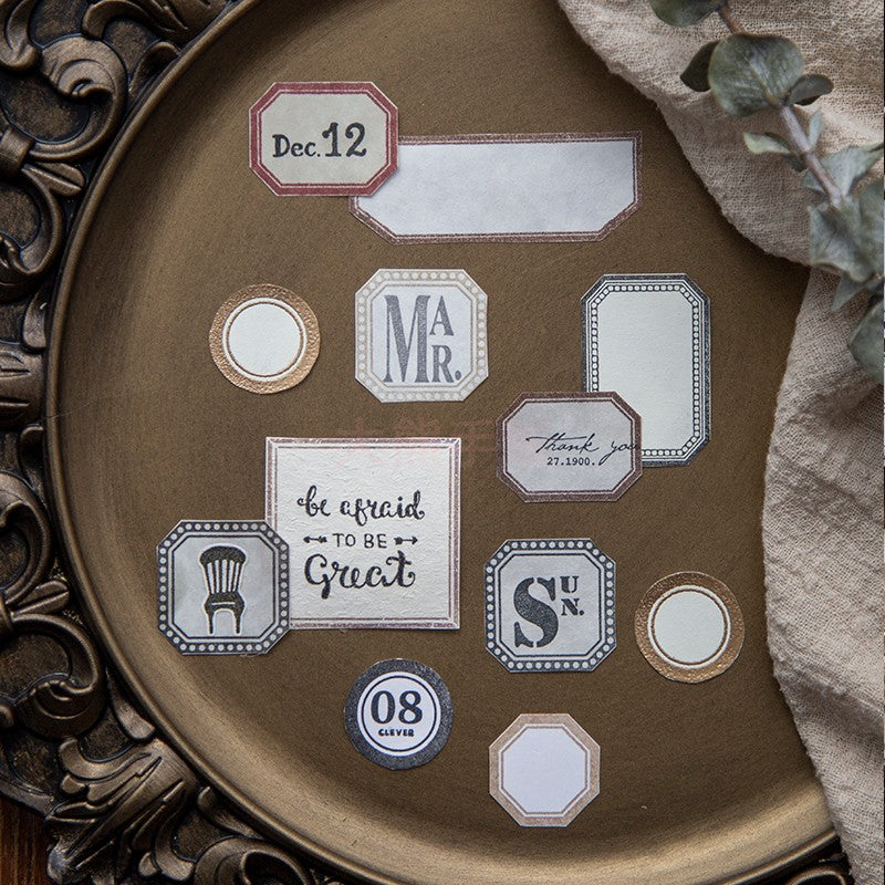 Wooden Stamp – Round & Square Frame Seal, 3 Options - ViktaShop