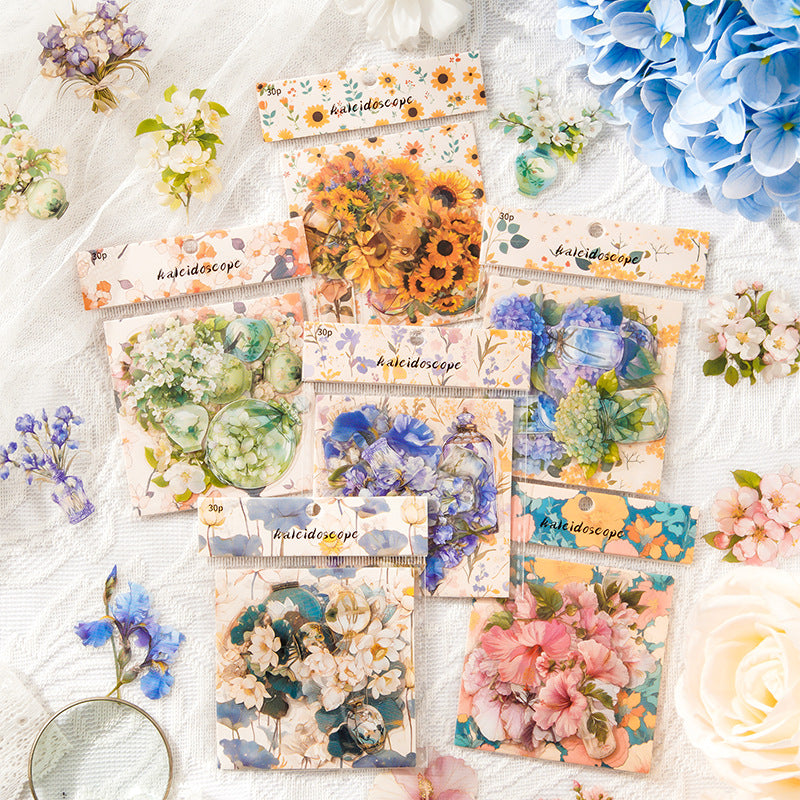 PET Sticker Pack, Kaleidoscope Series, 6 Options - ViktaShop