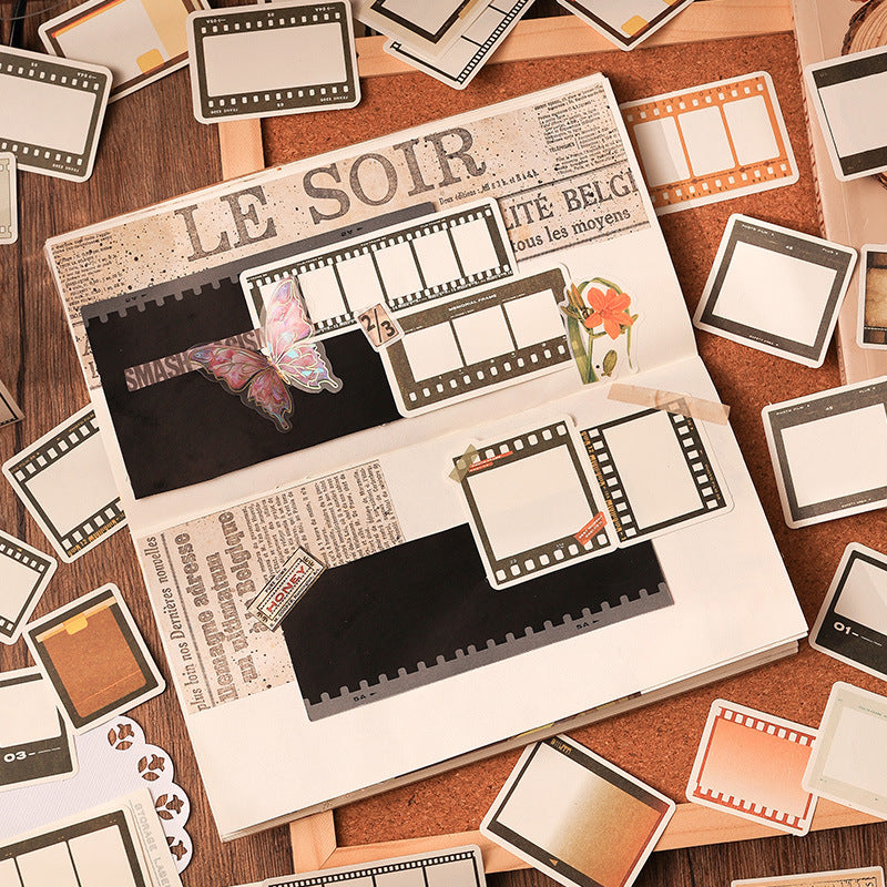 Nostalgic Time Material Paper - Message Notes, 6 Options - ViktaShop