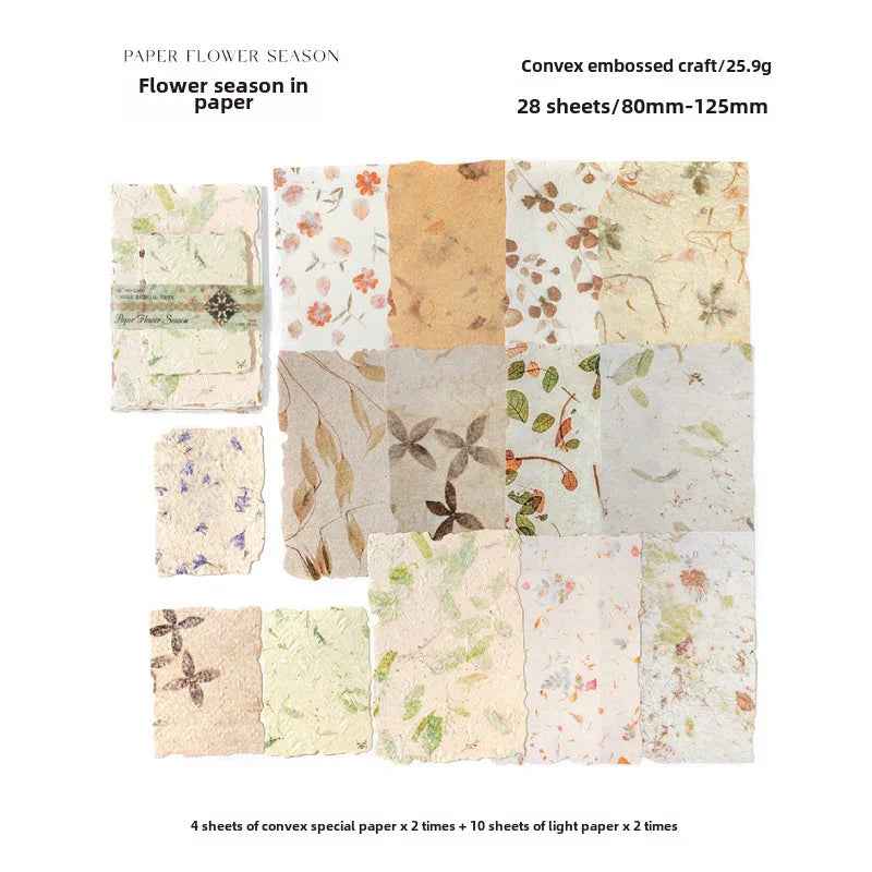 Vintage Light & Shadow Paper, 28 Sheets