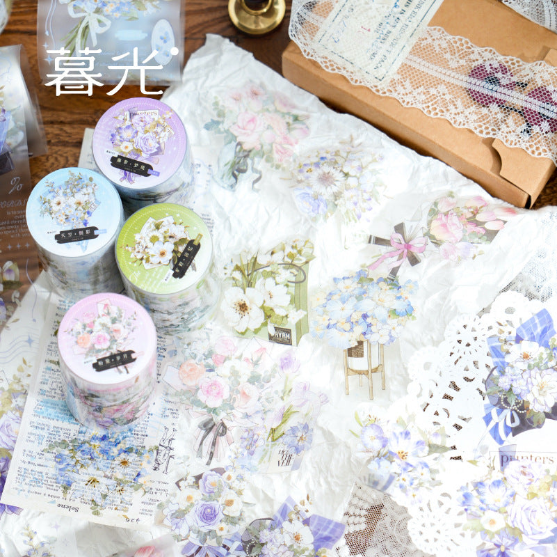 Twilight PET Stickers – Message & Flower Poem Series, 4 Options - ViktaShop